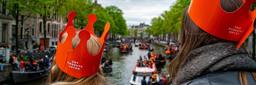 Koningsdag in Amsterdam